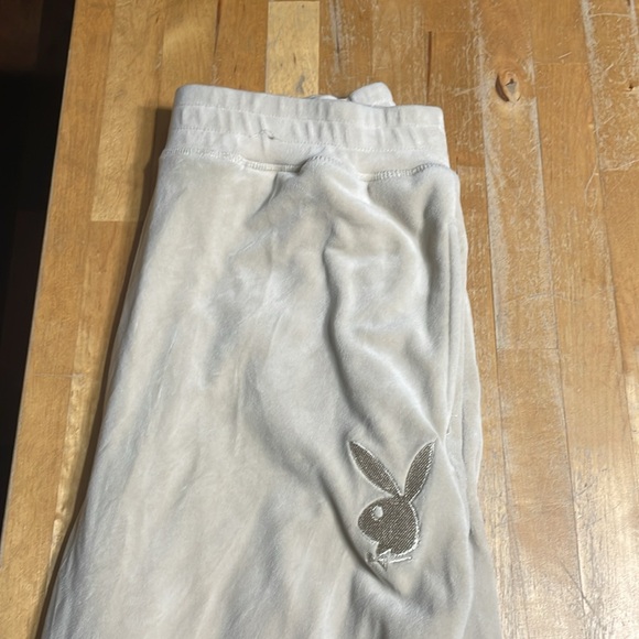 Playboy velour wide leg pants - Picture 3 of 10